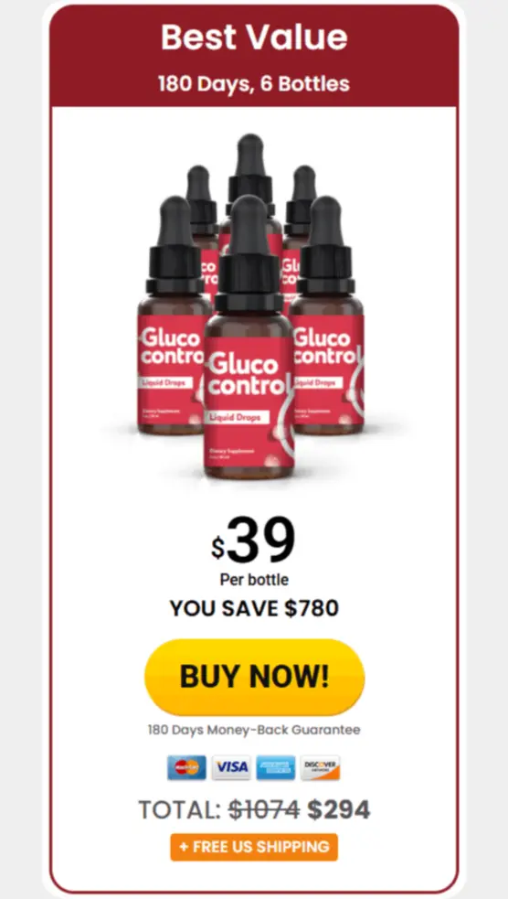 Gluco Control Supplement Price Of 6 Bottle
